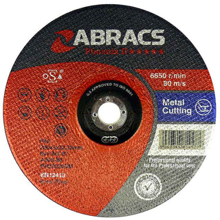 ABRACS 115mm X 3mm X 22mm Phoenix Cutting Discs for Metal - PH11530FM