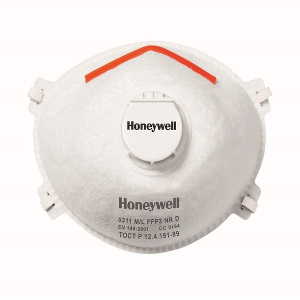 Honeywell Comfort 5311 Single-Use Moulded Mask with Valve FFP3V - Box of 10