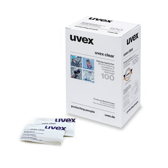 Uvex Clear Lens Cleaning Towelettes