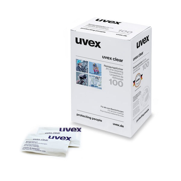 Uvex Clear Lens Cleaning Towelettes