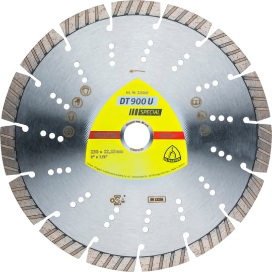 KLINGSPOR 325206 DT900 U Special Diamond Cutting Blade