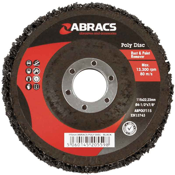 ABRACS Poly Discs 115mm X 22mm - ABPOLY115