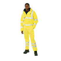 KeepSAFE Pro 3-In-1 High Visibility Bomber Jacket with Detachable Fleece