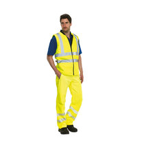 KeepSAFE High Visibility PU Reversible Safety Body Warmer